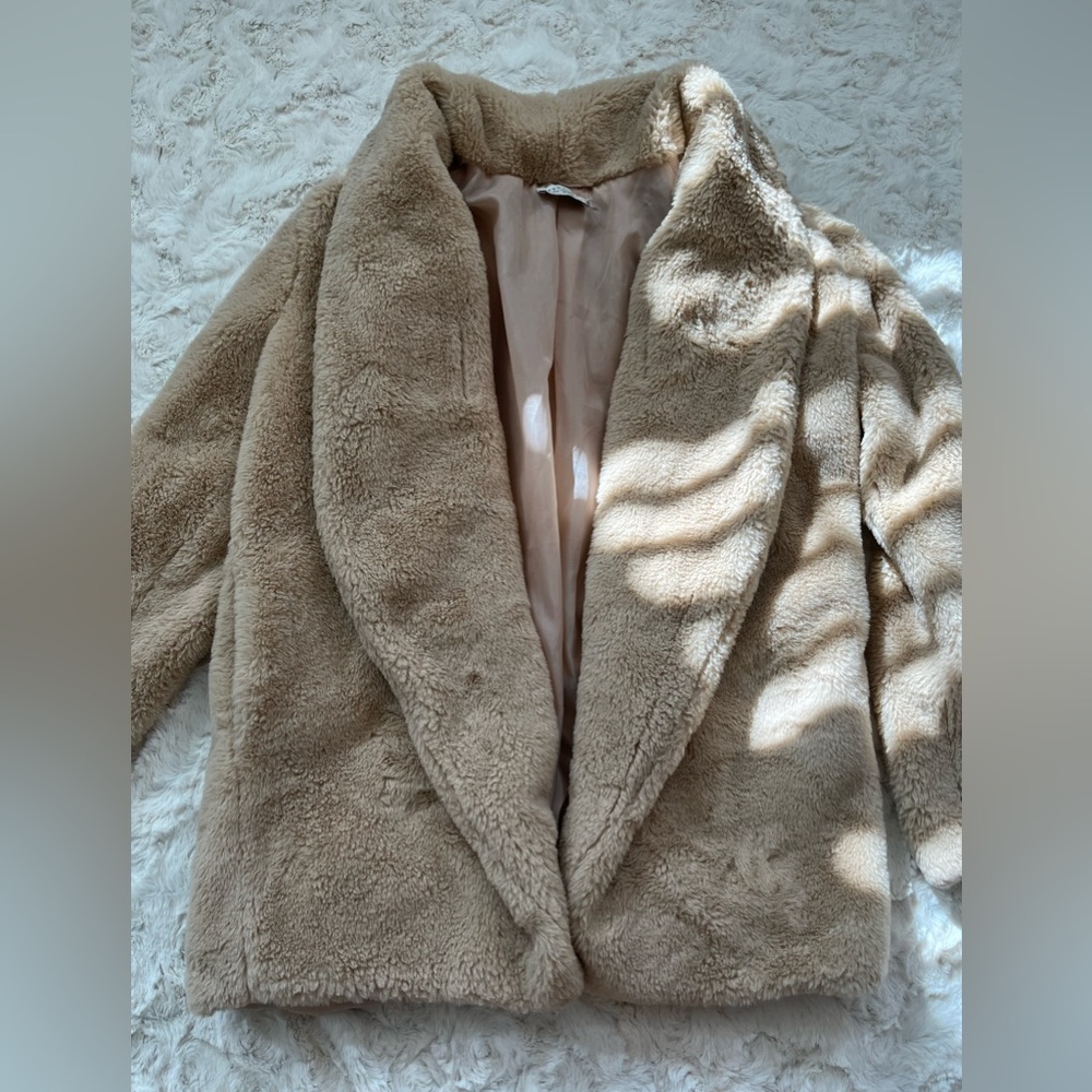 Dress Forum Cream Teddy Jacket